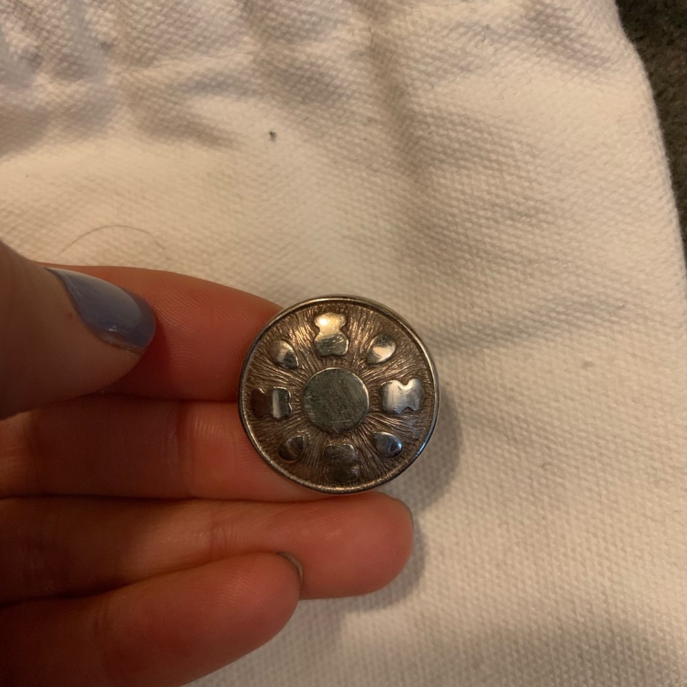 Tous Silver Medallion Ring - Picture 3 of 3